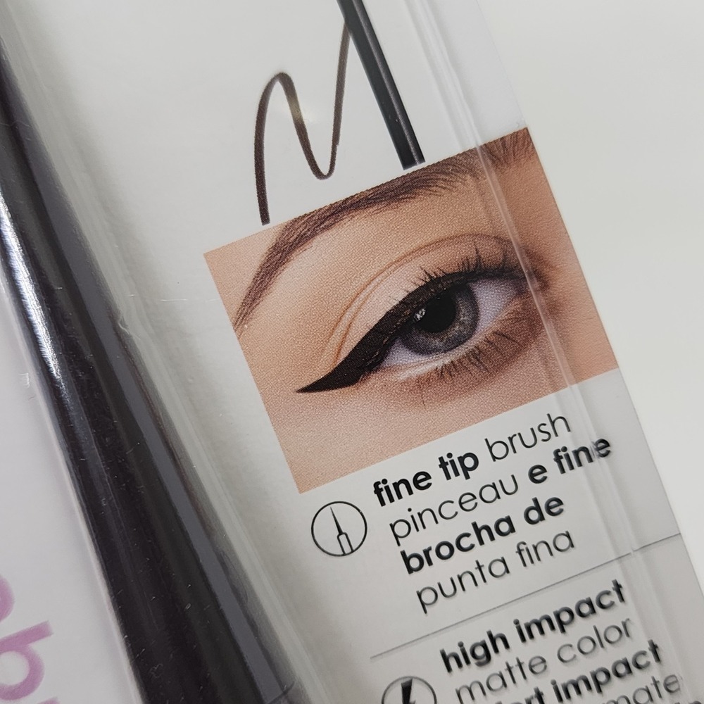 L.A. COLORS Liquid Eyeliner Matte Brown C62106 ~ Fine Tip Brush ~ New - Picture 5 of 8